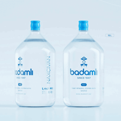 Badamlı Şüşə Damacana Qazsız